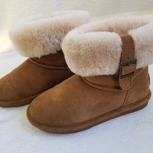 Bearpaw Suede & Sherpa Bootie